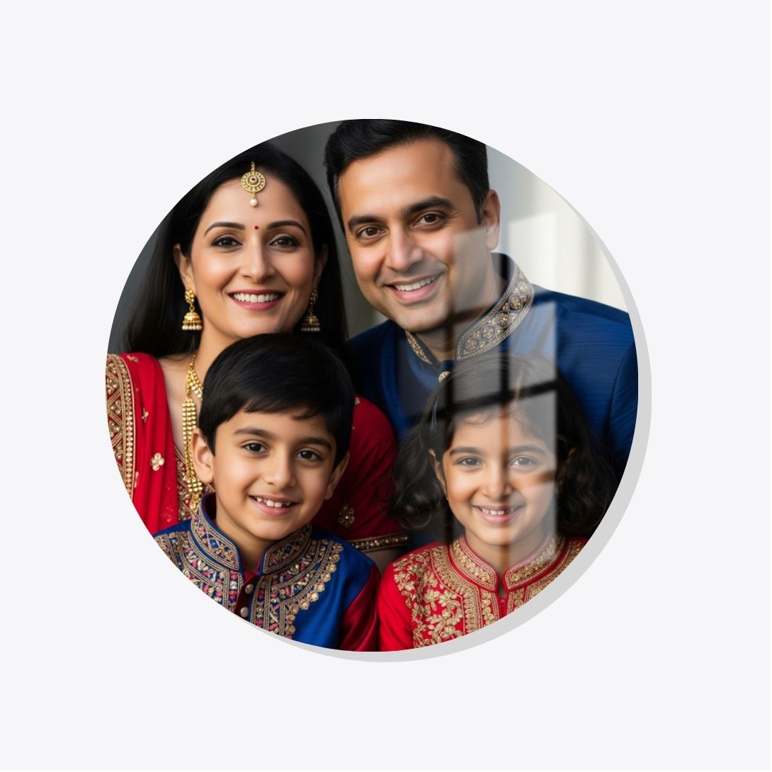 Circle Acrylic Wall Photo - Highlight Fotos