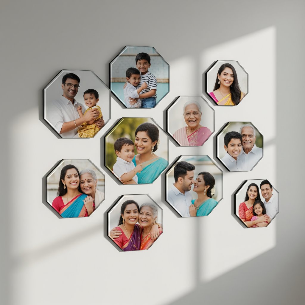 Octa Mini Acrylic Wall Gallery