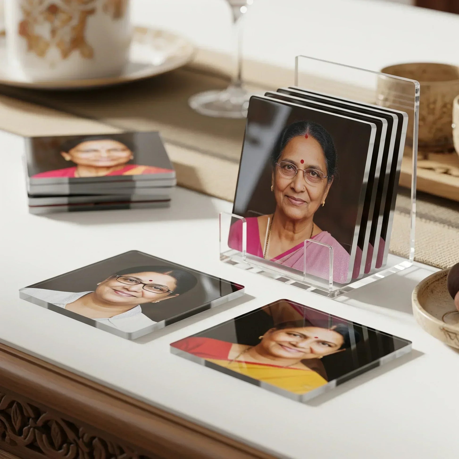 Octa Shape Tea Coasters