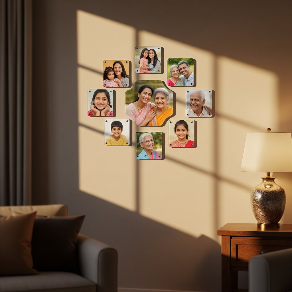 Square Round Mini Acrylic Wall Gallery