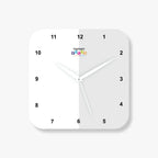 2 Photo Horizontal Round Square Wall Clock