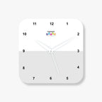 2 Photo Vertical Round Square Wall Clock