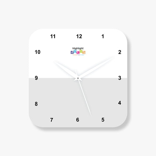 2 Photo Vertical Round Square Wall Clock