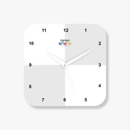 4 Photo Round Square Wall Clock