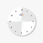 4 Photos Circle Acrylic Photo Wall Clock