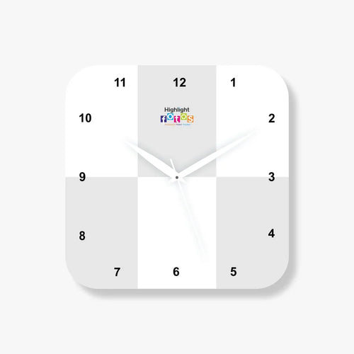 6 Photo Round Square Wall Clock