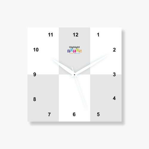 6 Pics Acrylic Photo Clock