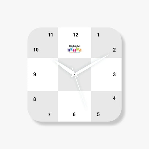 9 Photo Round Square Wall Clock