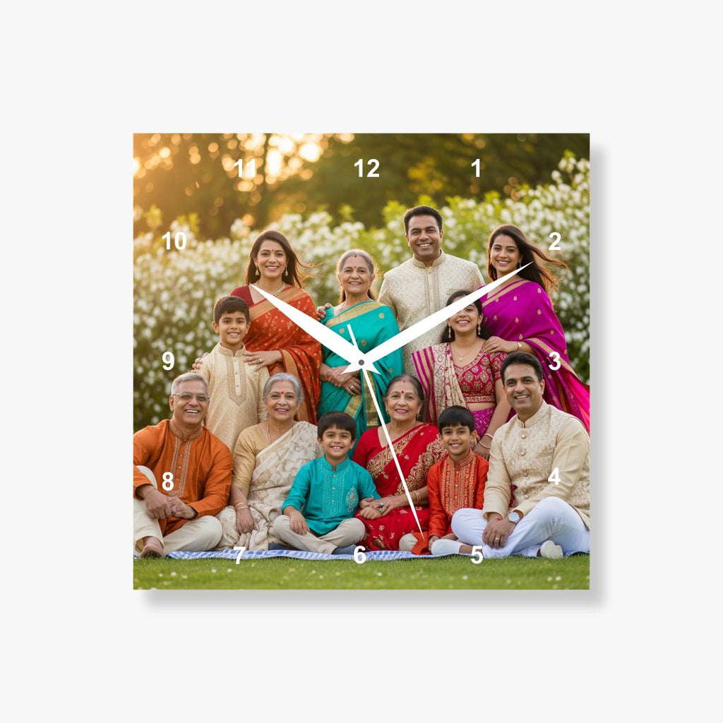 Acrylic Photo Wall Clock