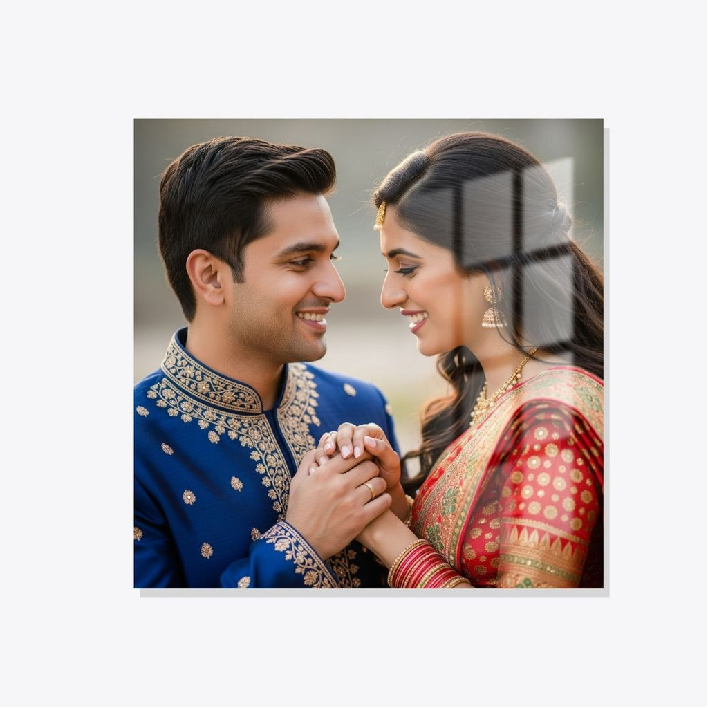 Acrylic Square Wall Photo Frame - Highlight Fotos