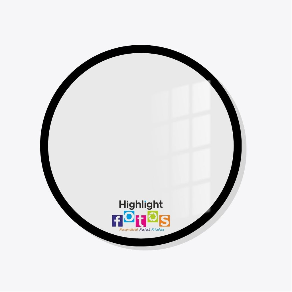 Circle Dual Border Frame Wall Photo