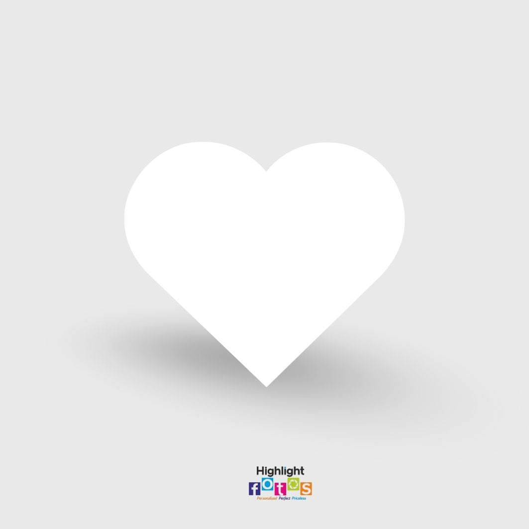 Heart Shape Acrylic Fridge Magnet