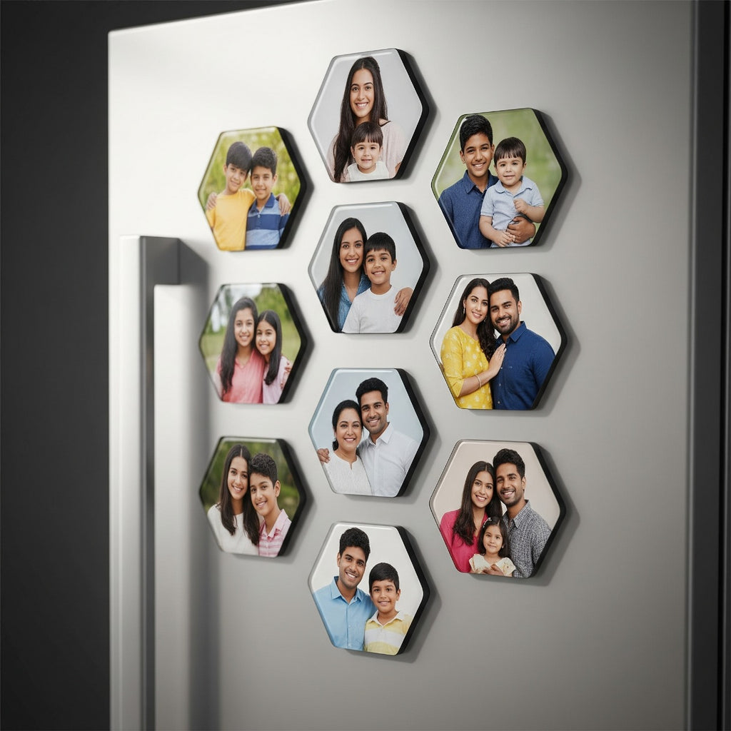 Heart Shape Acrylic Fridge Magnet