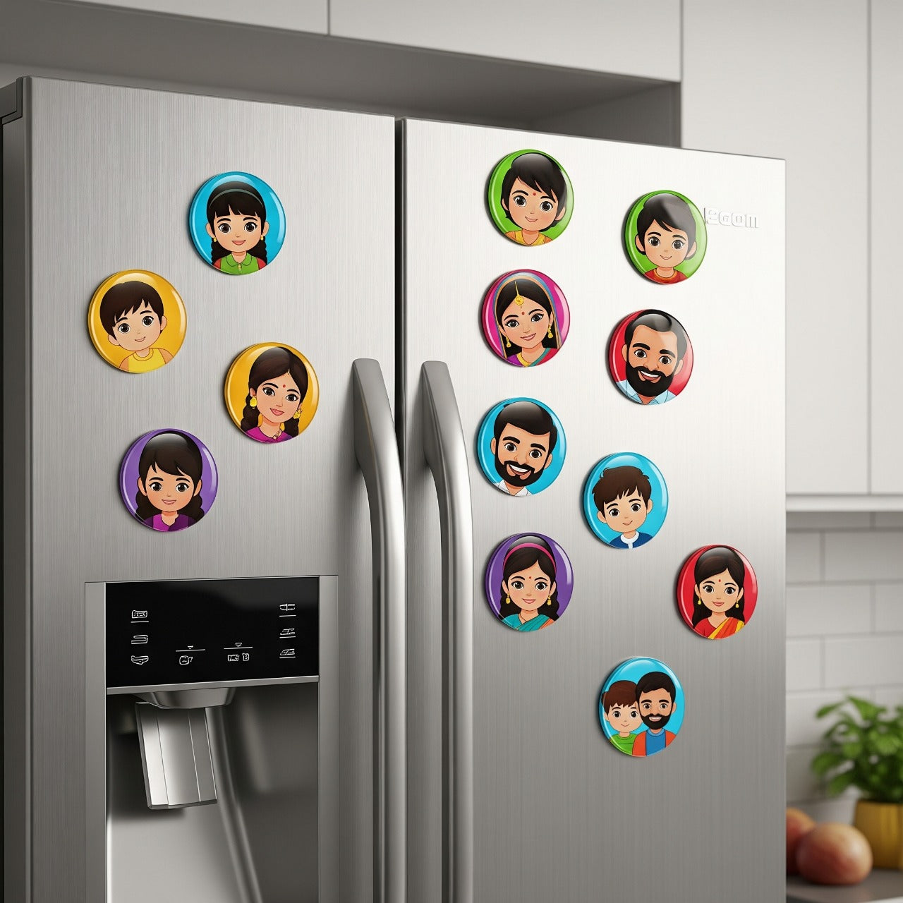 Heart Shape Acrylic Fridge Magnet