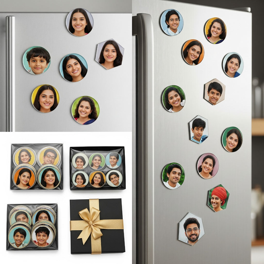 Heart Shape Acrylic Fridge Magnet