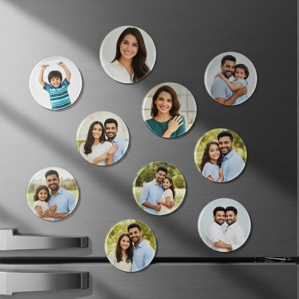 Heart Shape Acrylic Fridge Magnet