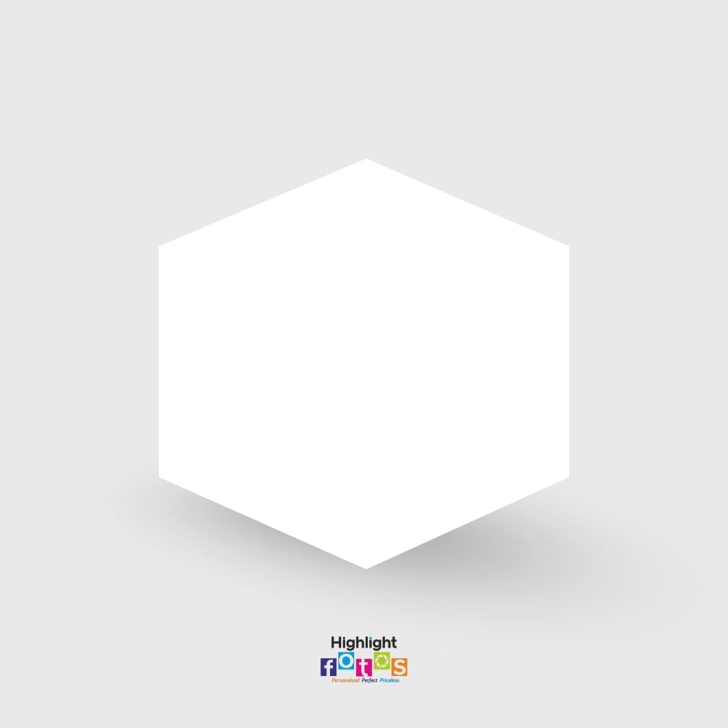 Hexa Shape Acrylic Fridge Magnet