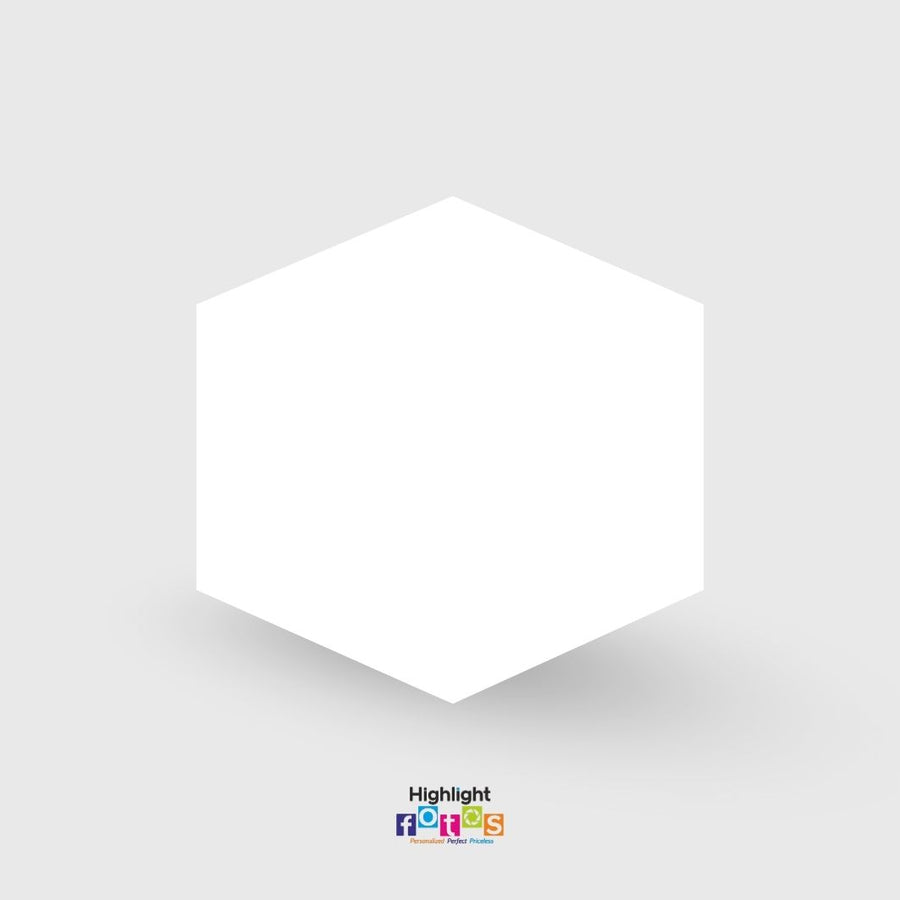 Hexa Shape Acrylic Fridge Magnet