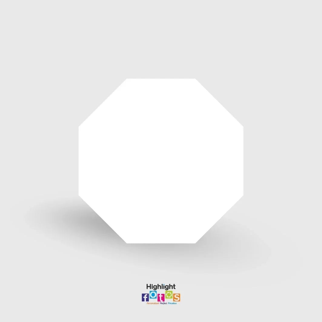 Octa Shape Acrylic Fridge Magnet