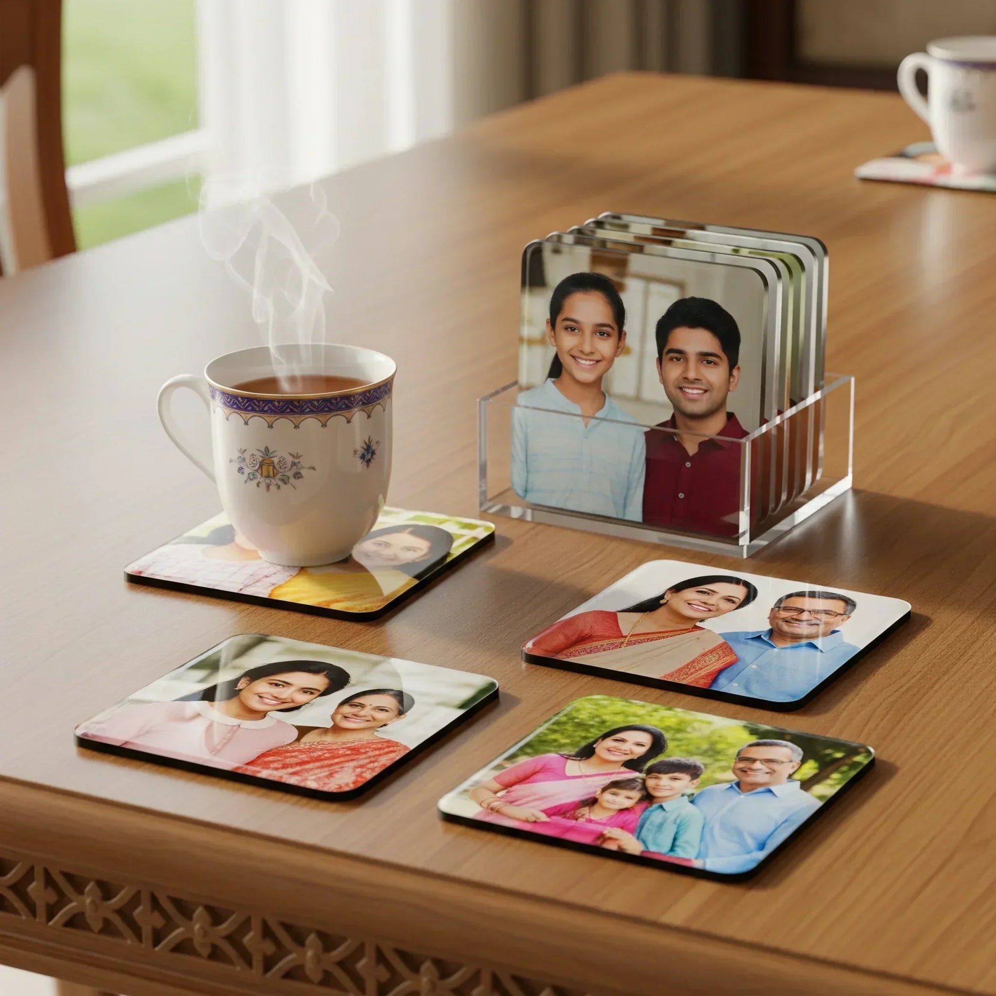 Octa Shape Tea Coasters