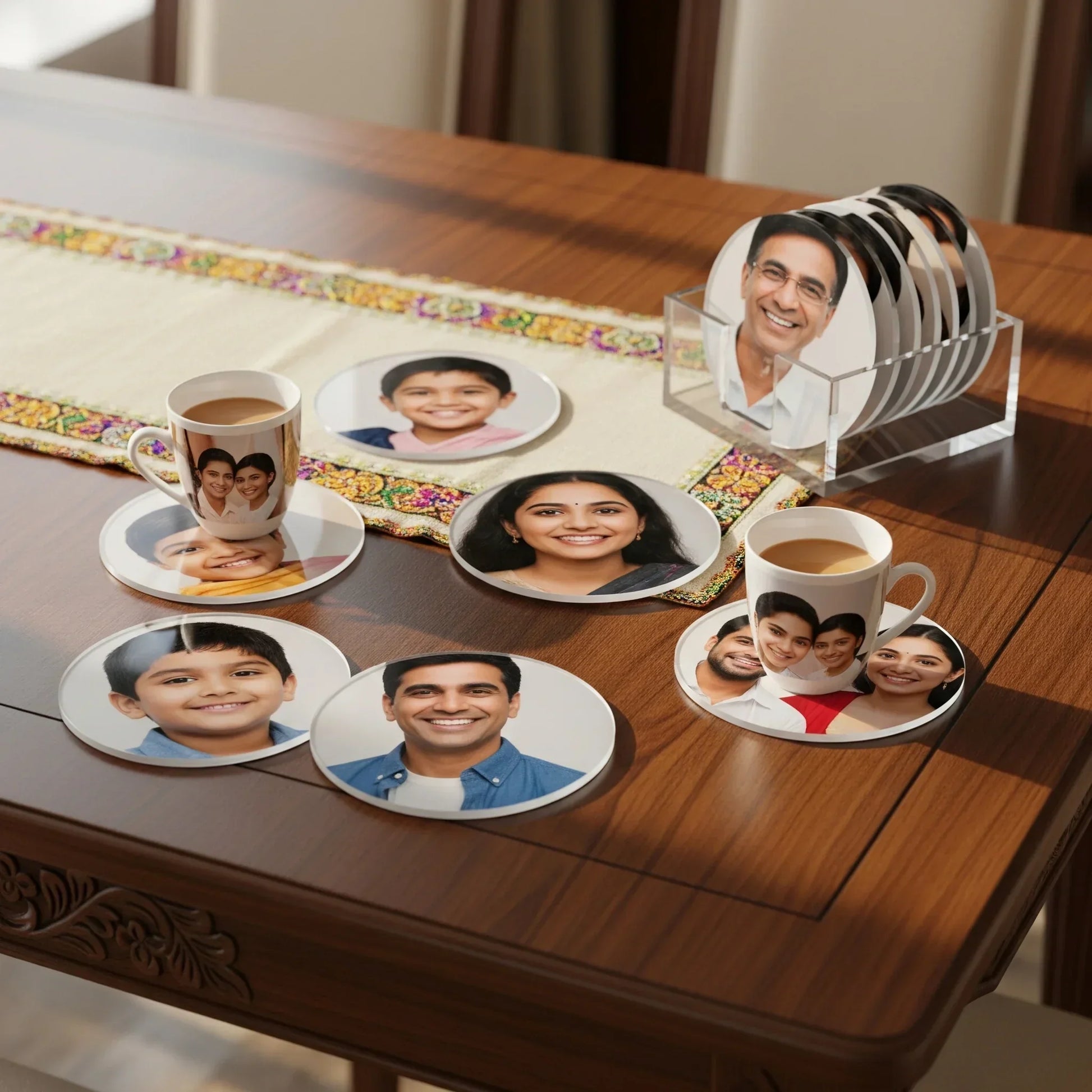 Octa Shape Tea Coasters