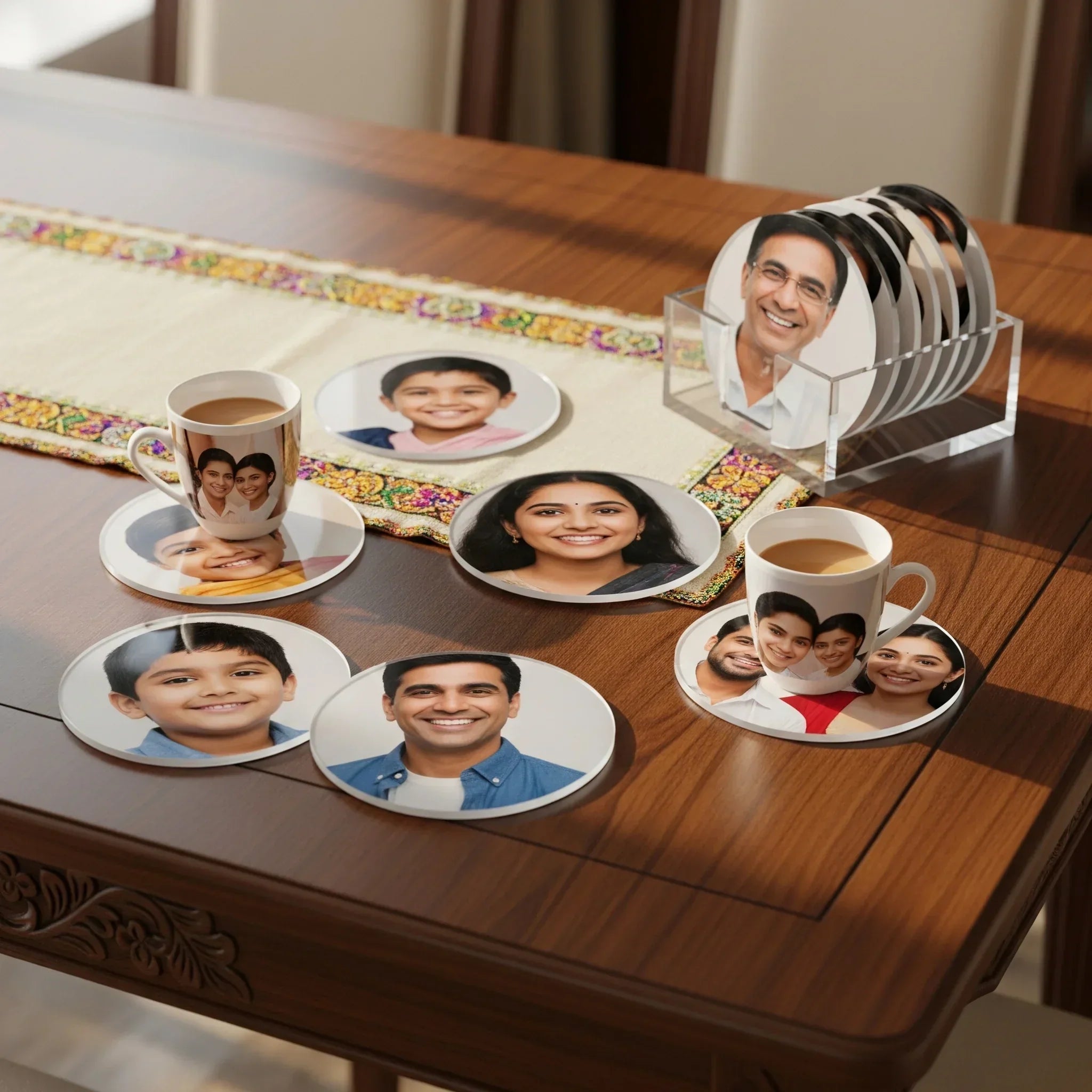 Octa Shape Tea Coasters