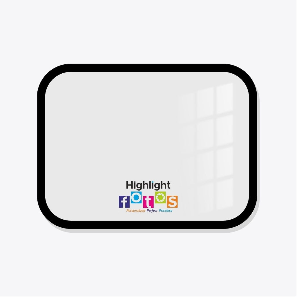 Rounded Rect Landscape Acrylic Dual Border Wall Photo