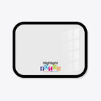 Rounded Rect Landscape Acrylic Dual Border Wall Photo