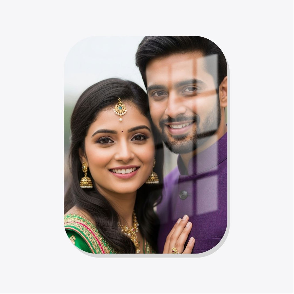 Rounded Rect Portrait Acrylic Wall Photo