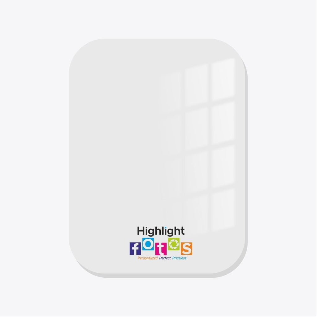 Rounded Rect Portrait Acrylic Wall Photo