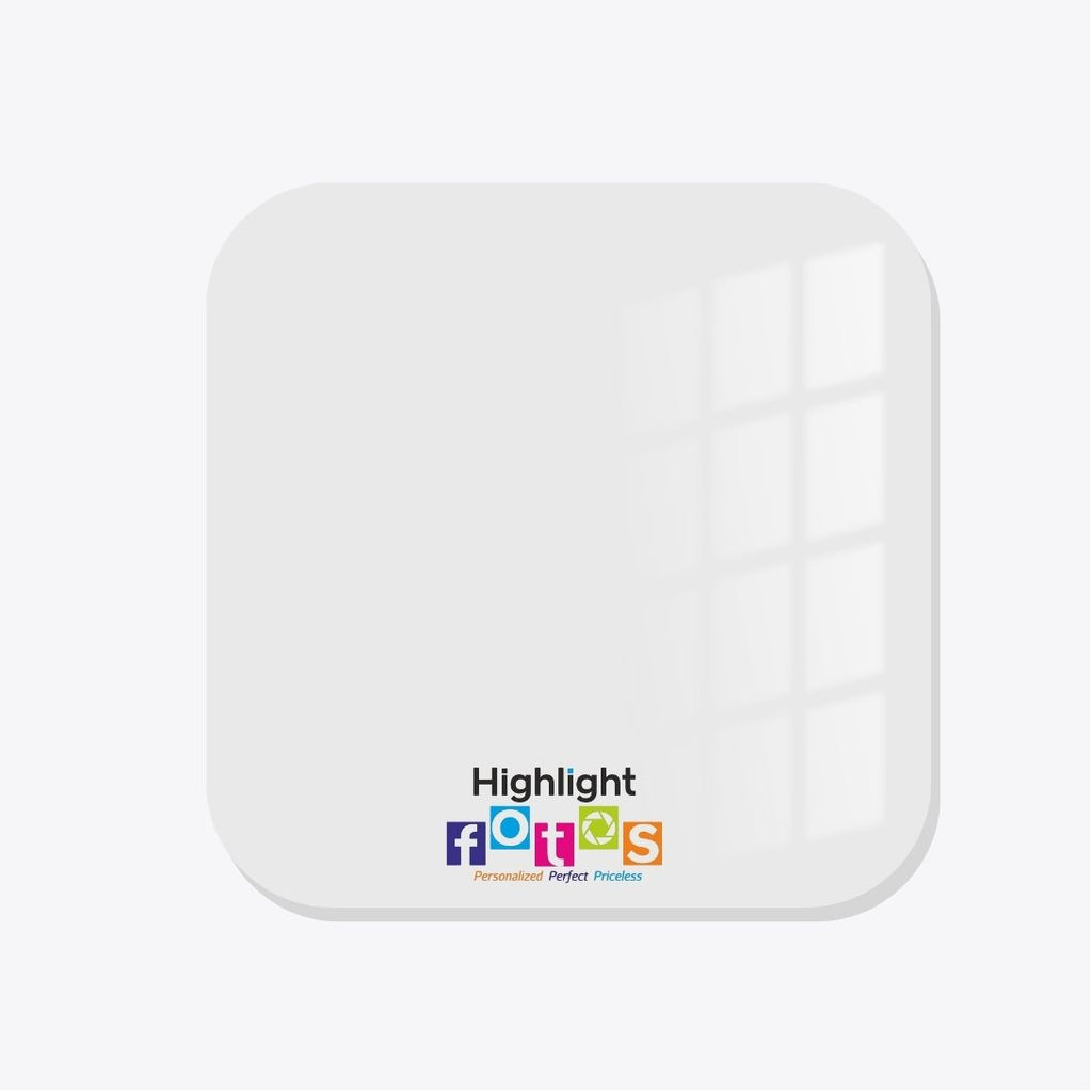 Square Round Acrylic Wall Photo