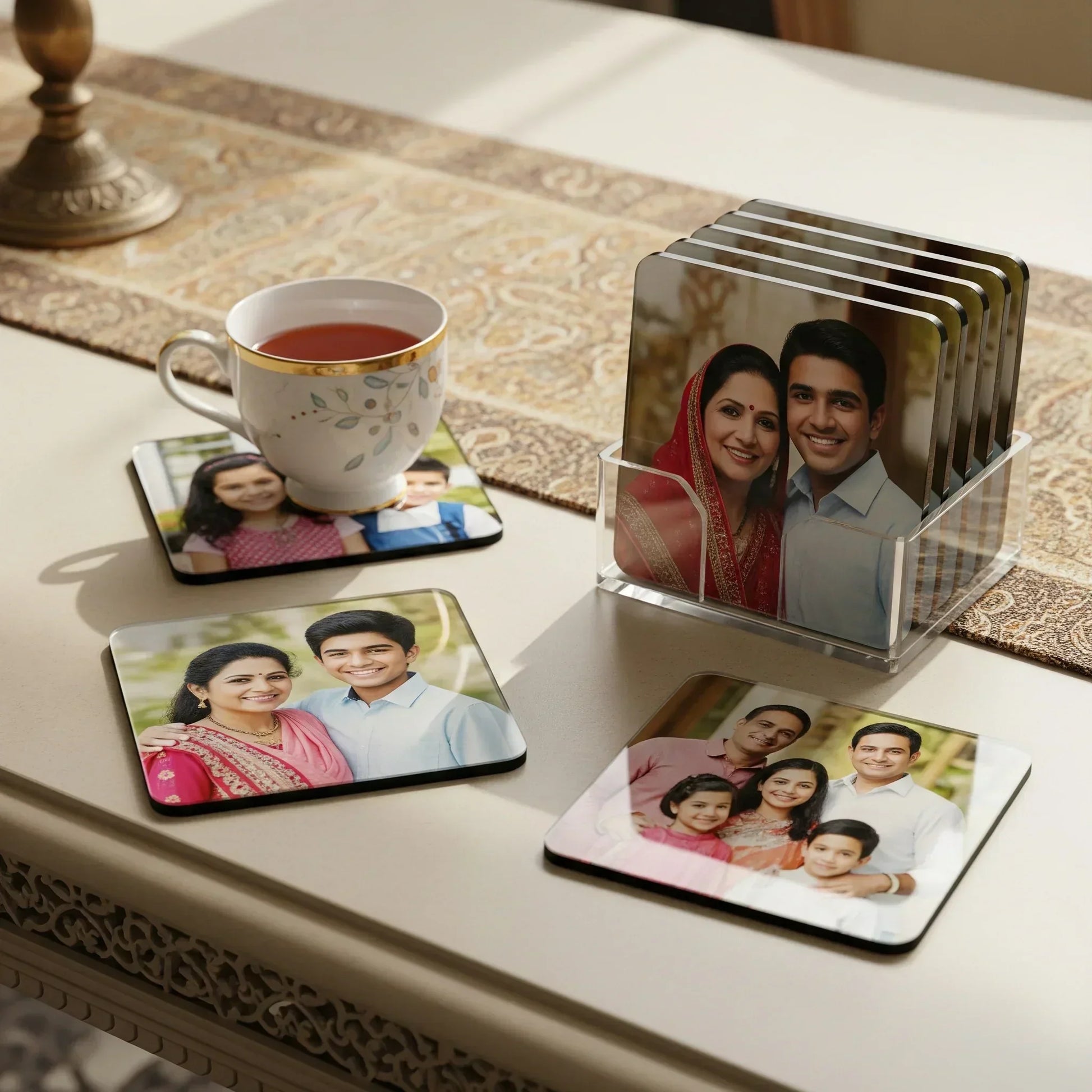 Octa Shape Tea Coasters