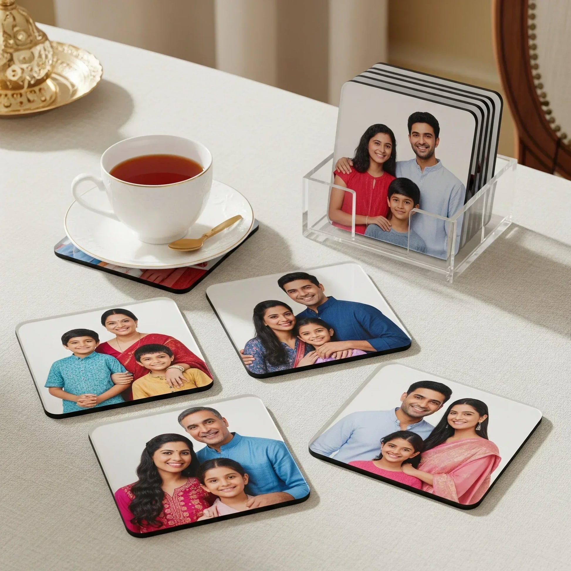 Octa Shape Tea Coasters